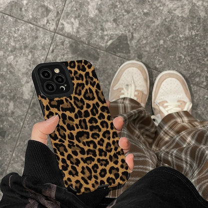 Brown Leopard Print Phone Case