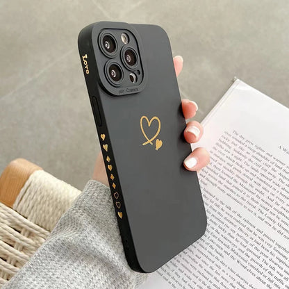 Love Heart Matte Phone Case