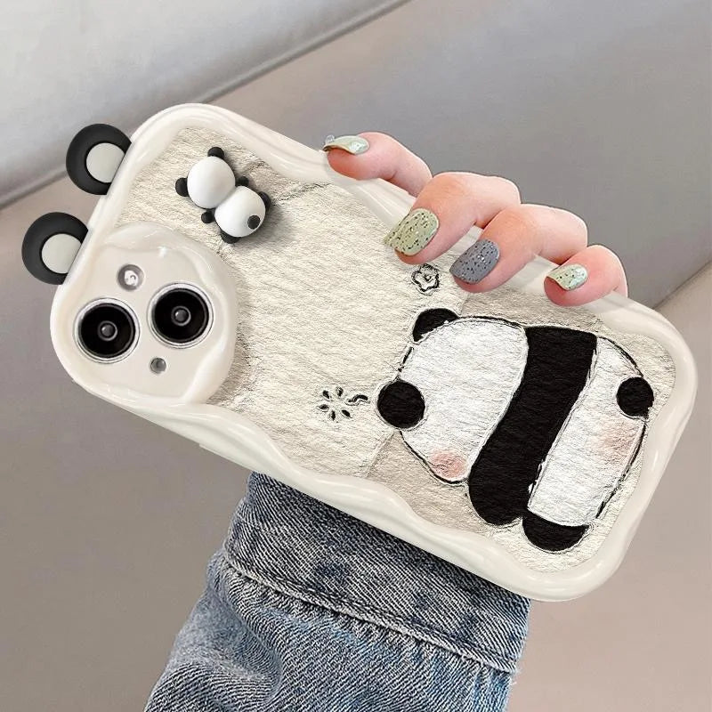 Funny Panda Toy Cartoon Phone Case