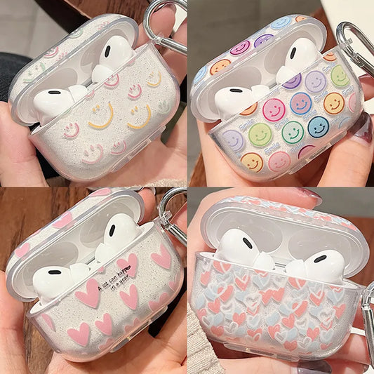 Glitter Shiny Cartoon Soft Silicone Airpod Case