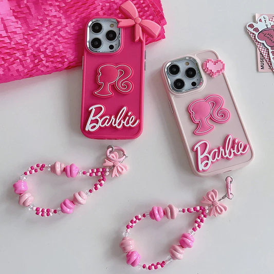 Girls Barbie Cartoon Phone Case