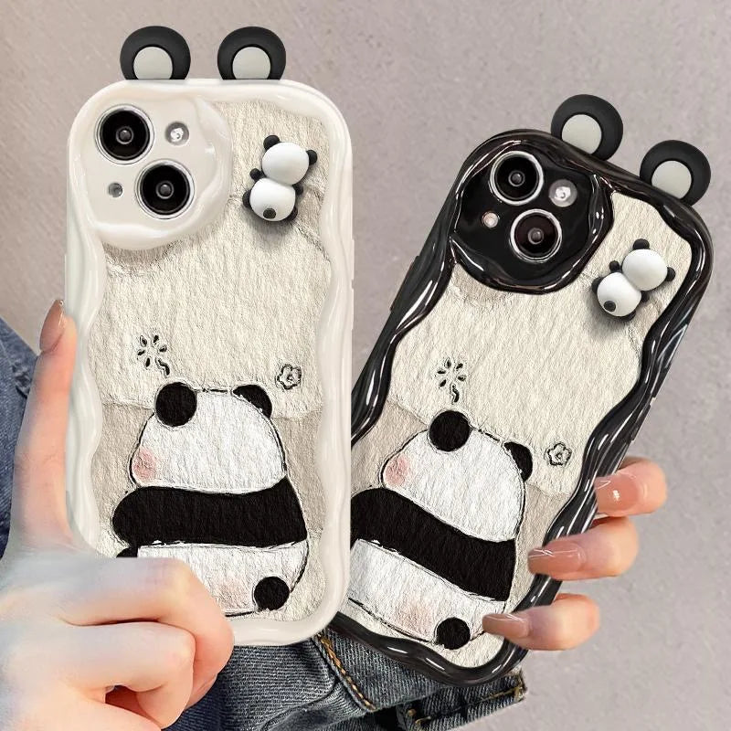 Funny Panda Toy Cartoon Phone Case