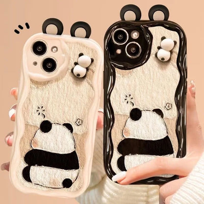 Funny Panda Toy Cartoon Phone Case