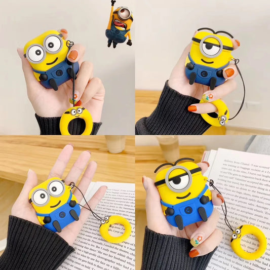 Cute Cartoon Silicone Earphone Airpod Case