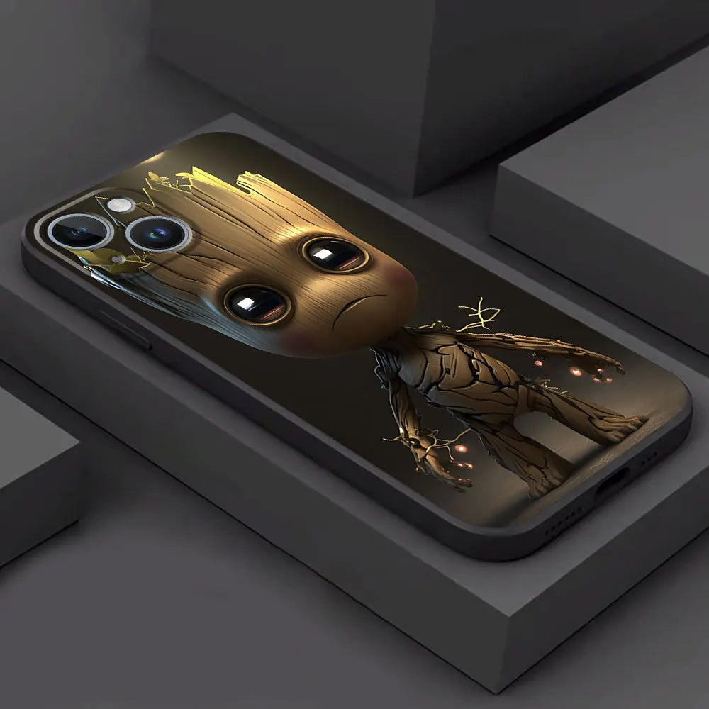 Luxurious Matte Marvel Armor Phone Case