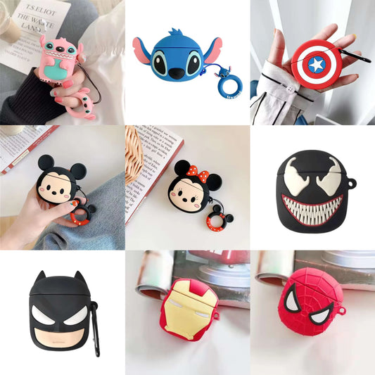 3D Cartoon Silicone Airpod Case