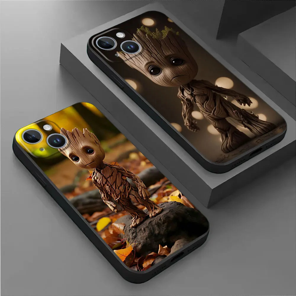 Luxurious Matte Marvel Armor Phone Case