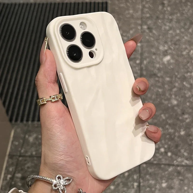 Soft Fold Pattern Phone Case