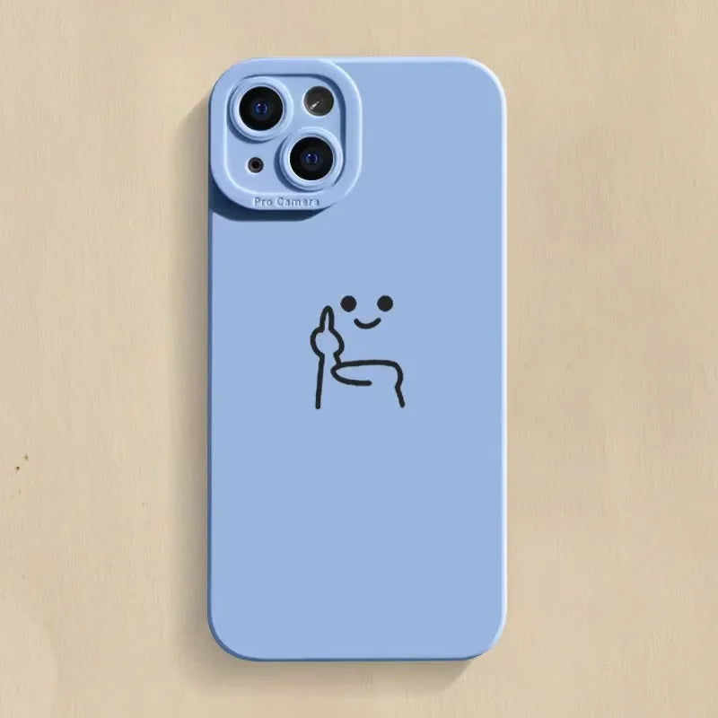 Cartoon Red Man Phone Case