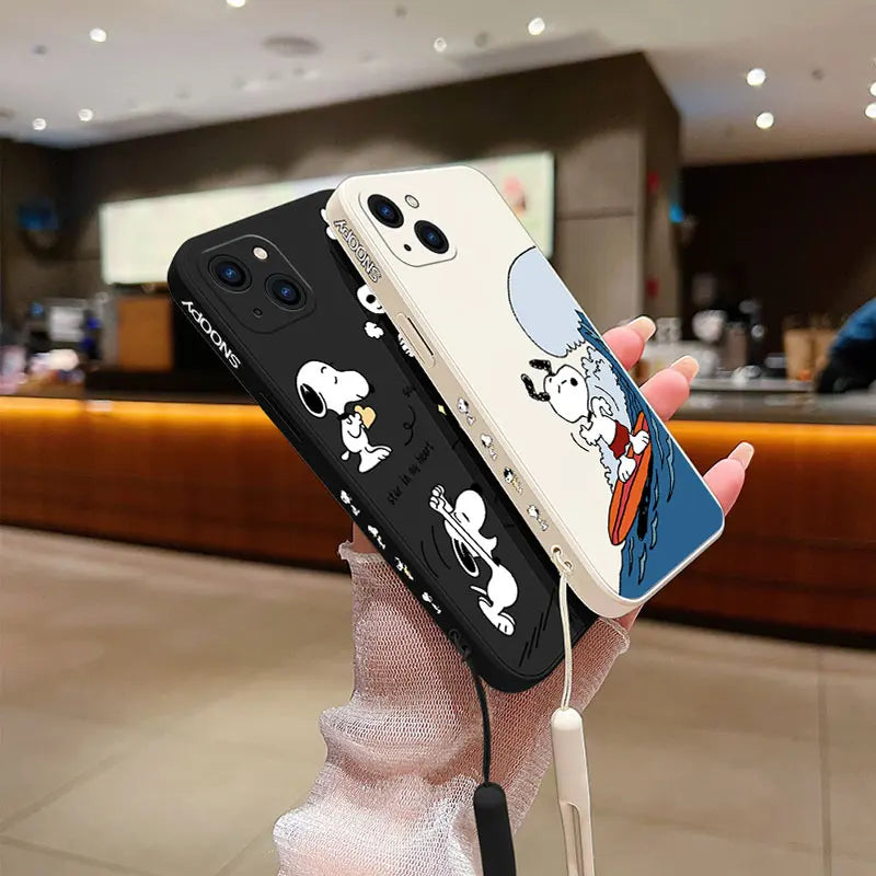 Cartoon Funny Snoopys Phone Case