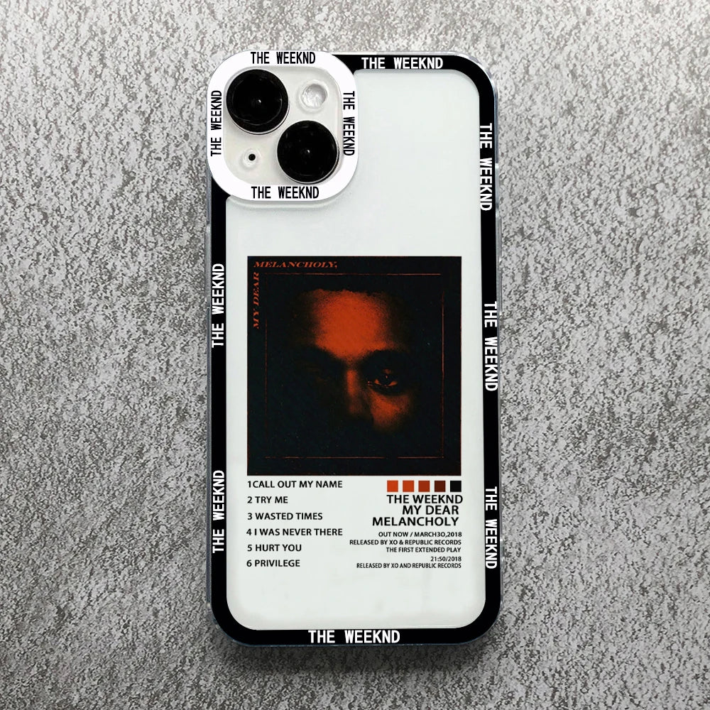 The Weeknd Minimalist Poster Phone Case