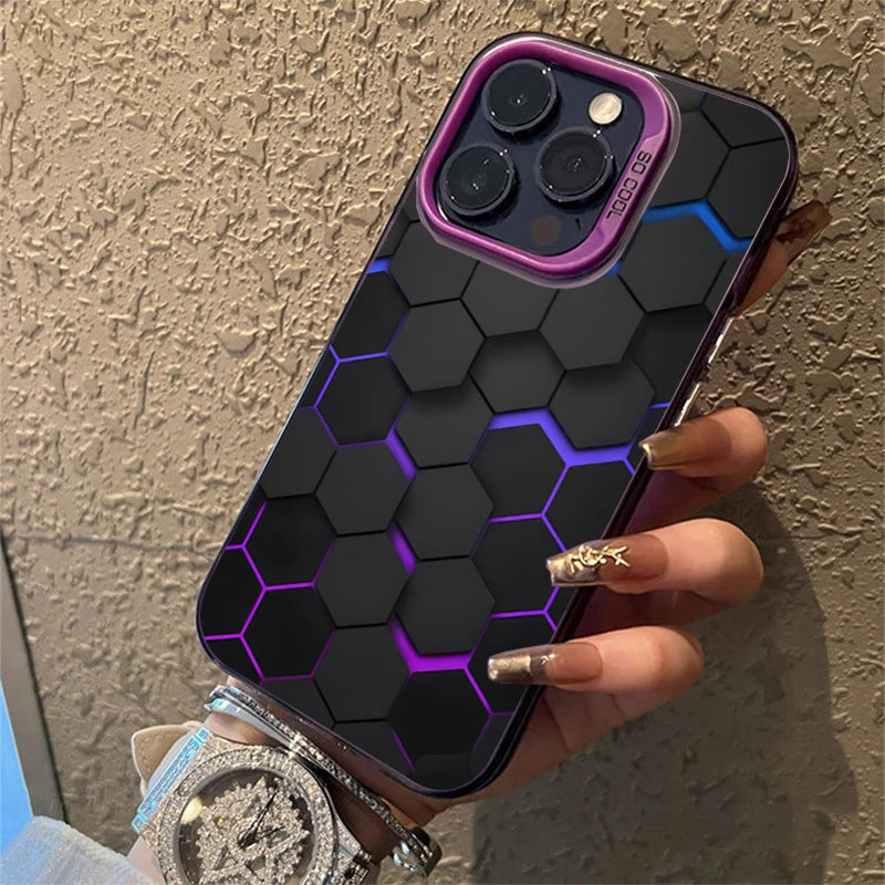 Fashion Honeycomb Building Block Phone Case