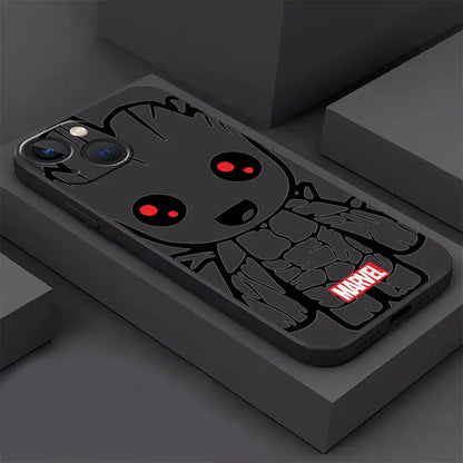 Spider Man Iron Man Venom Art Phone Case