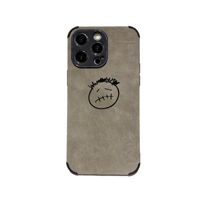 Luxury PU Street Soft Leather Phone Case