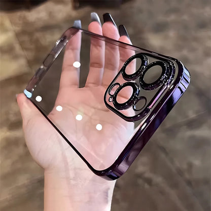 Luxury Plating Clear Phone Case