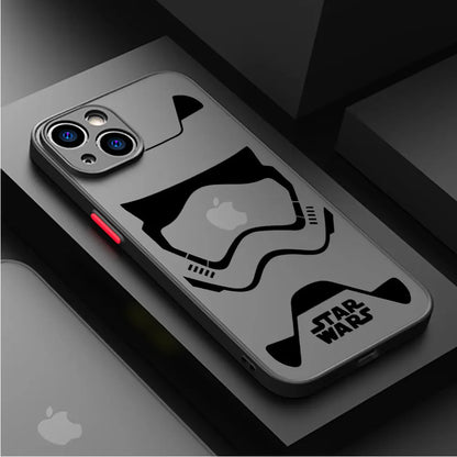 Black Matte Funda Darth Vader Star Wars Phone Case