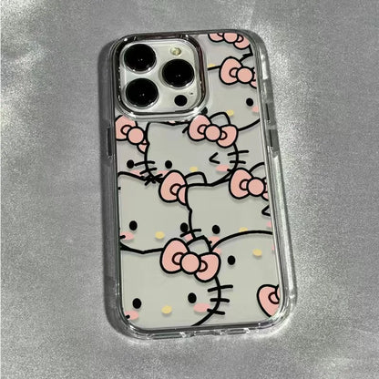 HOT Sanrio Hello Kitty Bow KT Cute iPhone Case