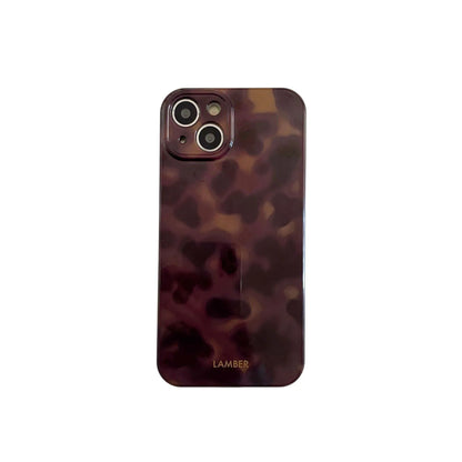 Shockproof Classic Amber Brown Soft Imd Phone Case