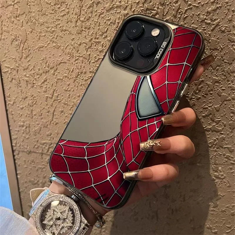 Luxury IMD Lens Circle Spider Man Cartoon Phone Case