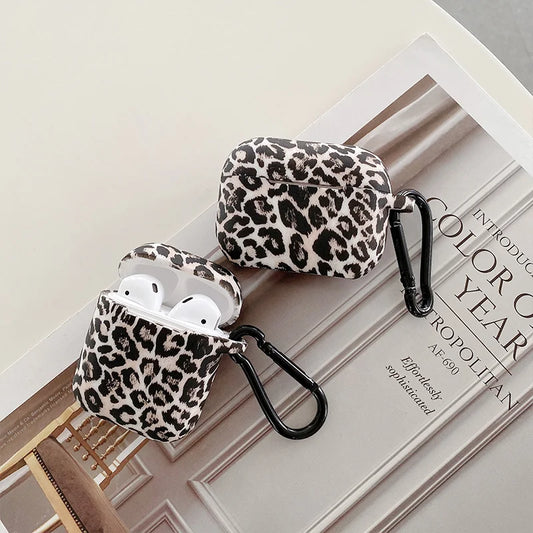 Leopard Print Earphone Airpod Case