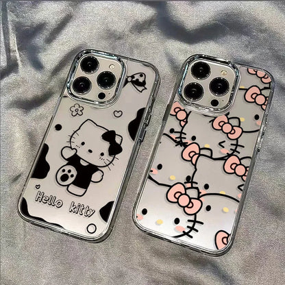 HOT Sanrio Hello Kitty Bow KT Cute iPhone Case