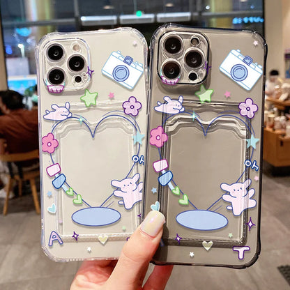 Card Holder Clear Phone Case