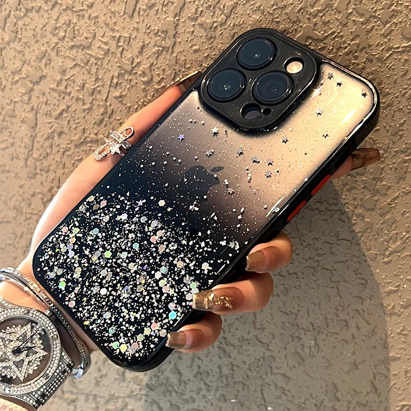 Luxury Bling Glitter Transparent Phone Case