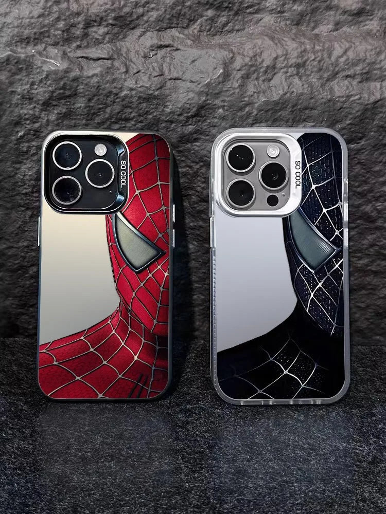 Luxury IMD Lens Circle Spider Man Cartoon Phone Case