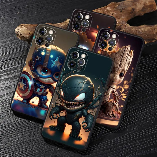 Baby Marvel Venom Groot Phone Case