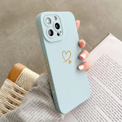 Love Heart Matte Phone Case